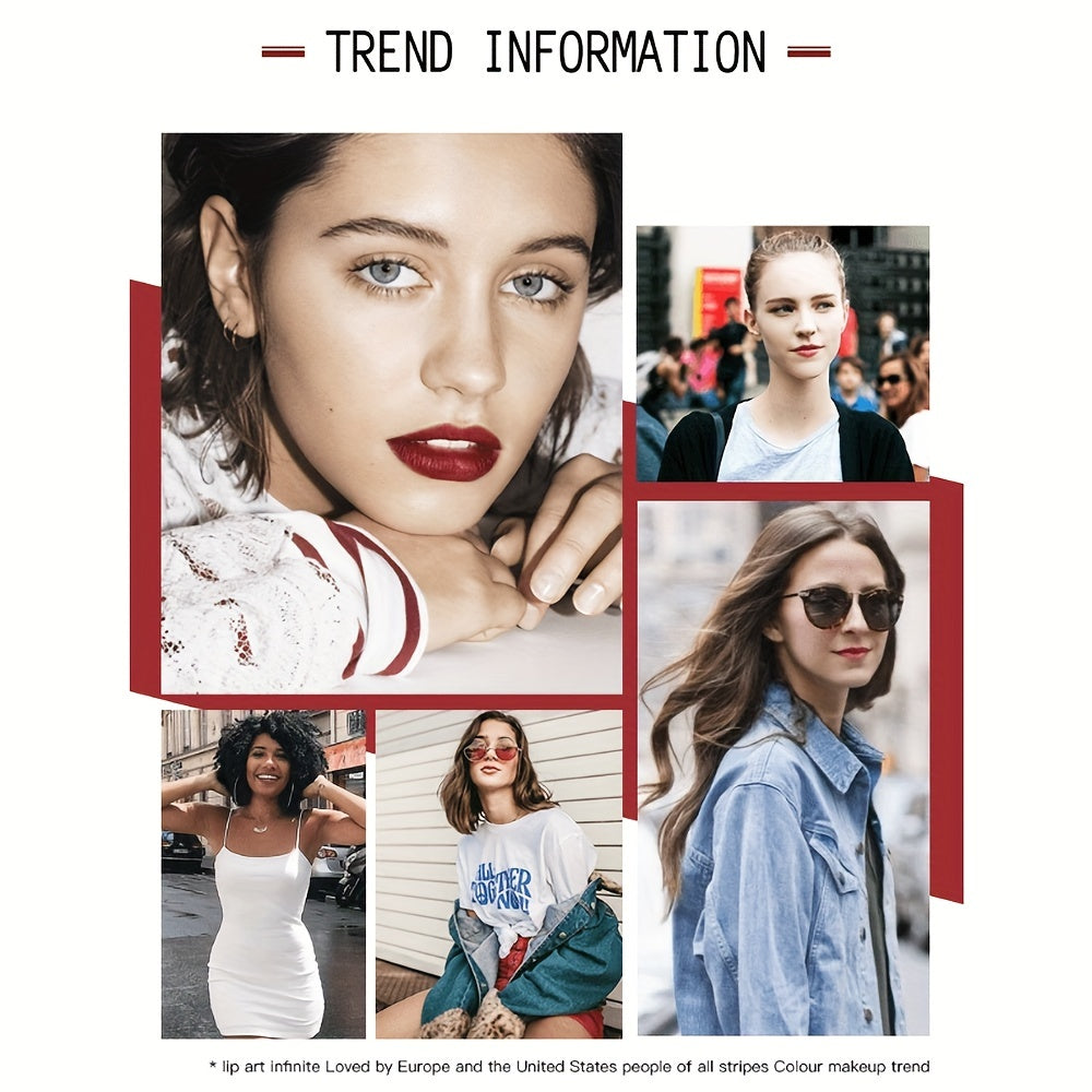 Matte Lip Gloss 20 Colors Glitter Long Lasting Liquid Makeup Rouge