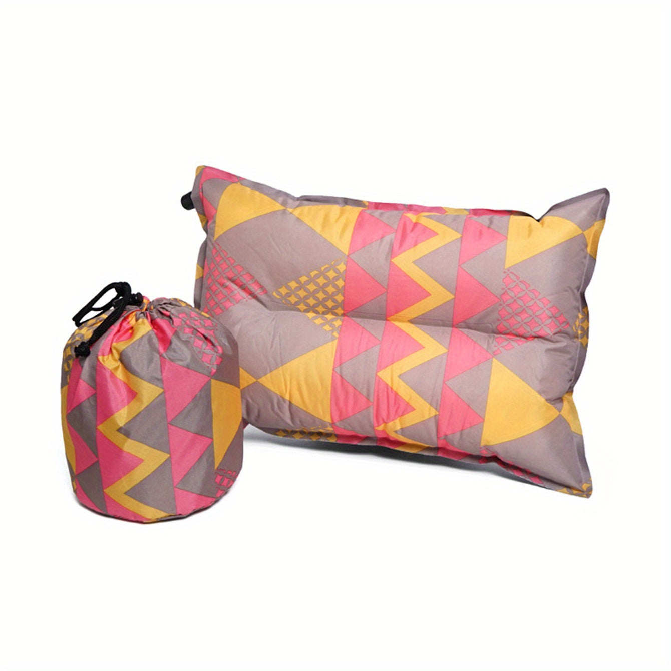 Ethnic Style Auto Inflatable Pillow Outdoor Leisure Camping Travel