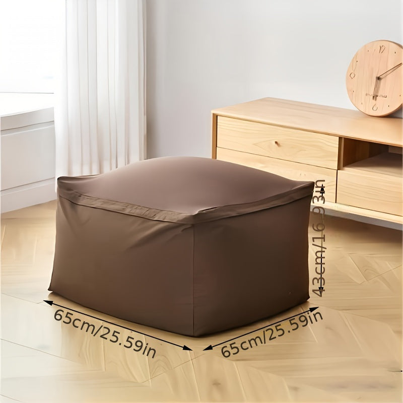 Cotton Linen Bean Bag Cover Soft Durable Protector for Bedroom Living Room