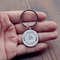 Vintage English Keychain Accessories For Boys