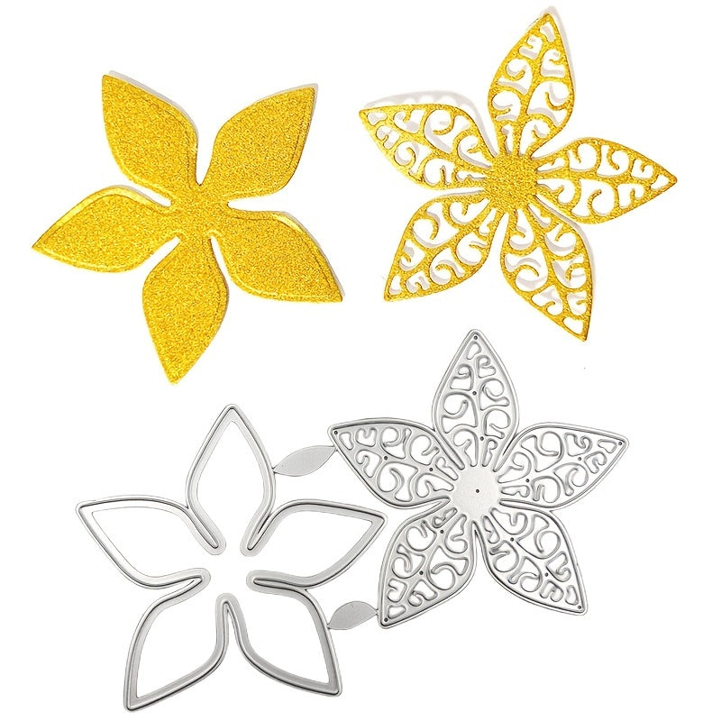 1pc Hollow Flower Die Cuts Metal Cutting Dies Scrapbooking Paper Craft
