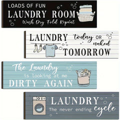 Laundry Room Wooden Sign Wall Decor Laundry Rules Room Decor