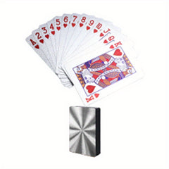 Waterproof Foil Poker Cards for Adults - Travel & Family Game Night