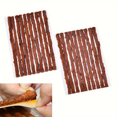 20pcs 3.5mmx100mm Rubber Strips for Bicycle Tyre Repair
