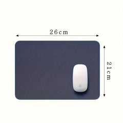 Gaming Mouse Pad with Wrist Guard Faux Leather Waterproof