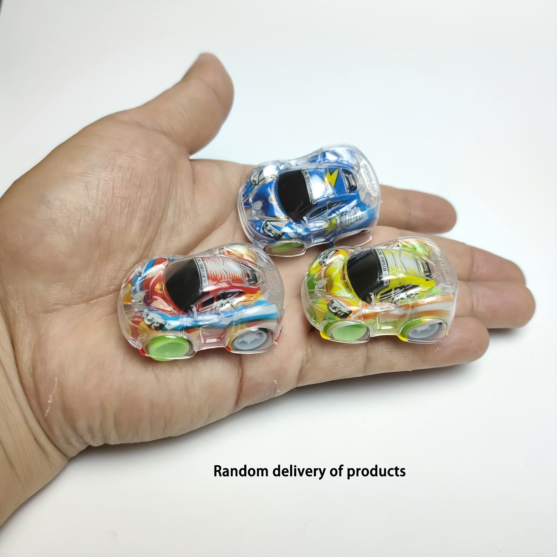 Kids Mini Transparent Pull back Car Racing Plane Animal Kindergarten Gift Candy
