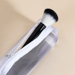 Mesh Square Makeup Bag Storage Bag Transparent Mesh Pen Pouch Gray