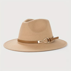 Vintage Wide Brim Felt Hat Unisex Sun Hats