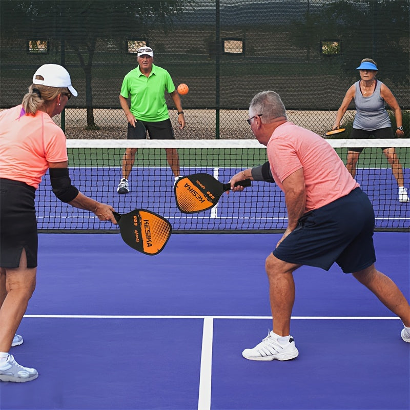 Wooden Pickleball Paddle Set with Balls for Beach Sports