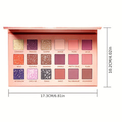Matte Eyeshadow Palette Desert Highlighter 18 Colors