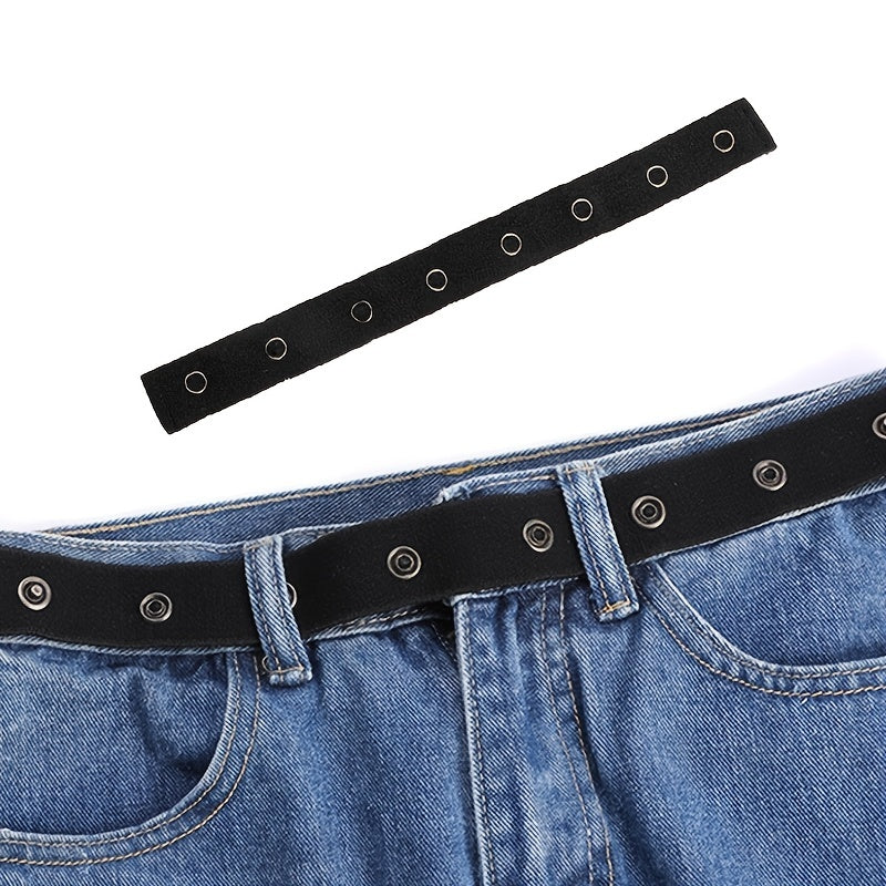 1pc Waist Elastic Band Adjustable Waist Extender Buckle Polyester Waist Belt
