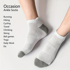 6 Pairs Comfy Breathable Short Sports Running Socks Women's Stockings