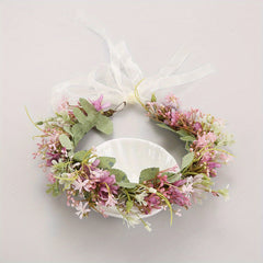Kids' Simulated Rose Wreath Hair Accessories Set