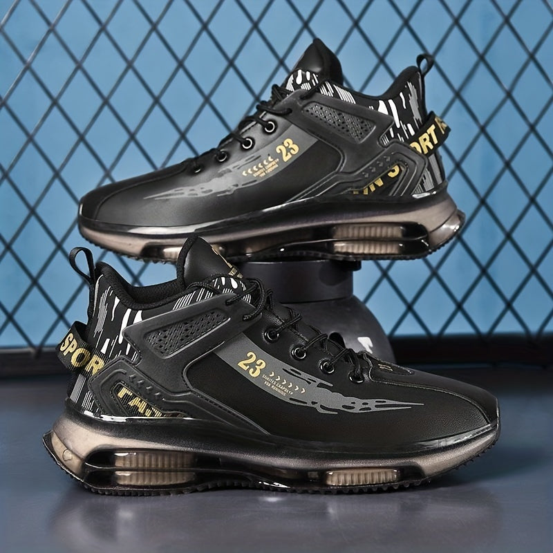 Men's Air Cushion Basketball Shoes for Outdoor Sports & Running
