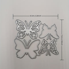 1pc Hollow Butterfly Metal Cutting Dies Stencil DIY Scrapbooking Paper Card