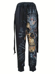 Skull 3d Print Men's Jogger Pants Halloween Streetwear