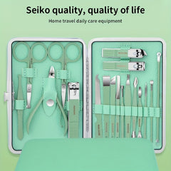 18pc Outdoor Portable Nail Clipper Set Household Adult Foot Repair Tool