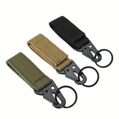 2pcs Molle Hook Carabiner Outdoor Nylon Webbing Hanging Buckles