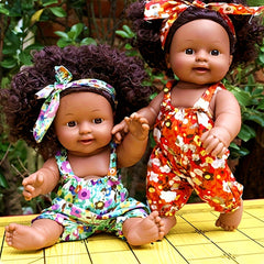 12 Inch Youngsters Doll with Cute Outfit - Durable PVC Material