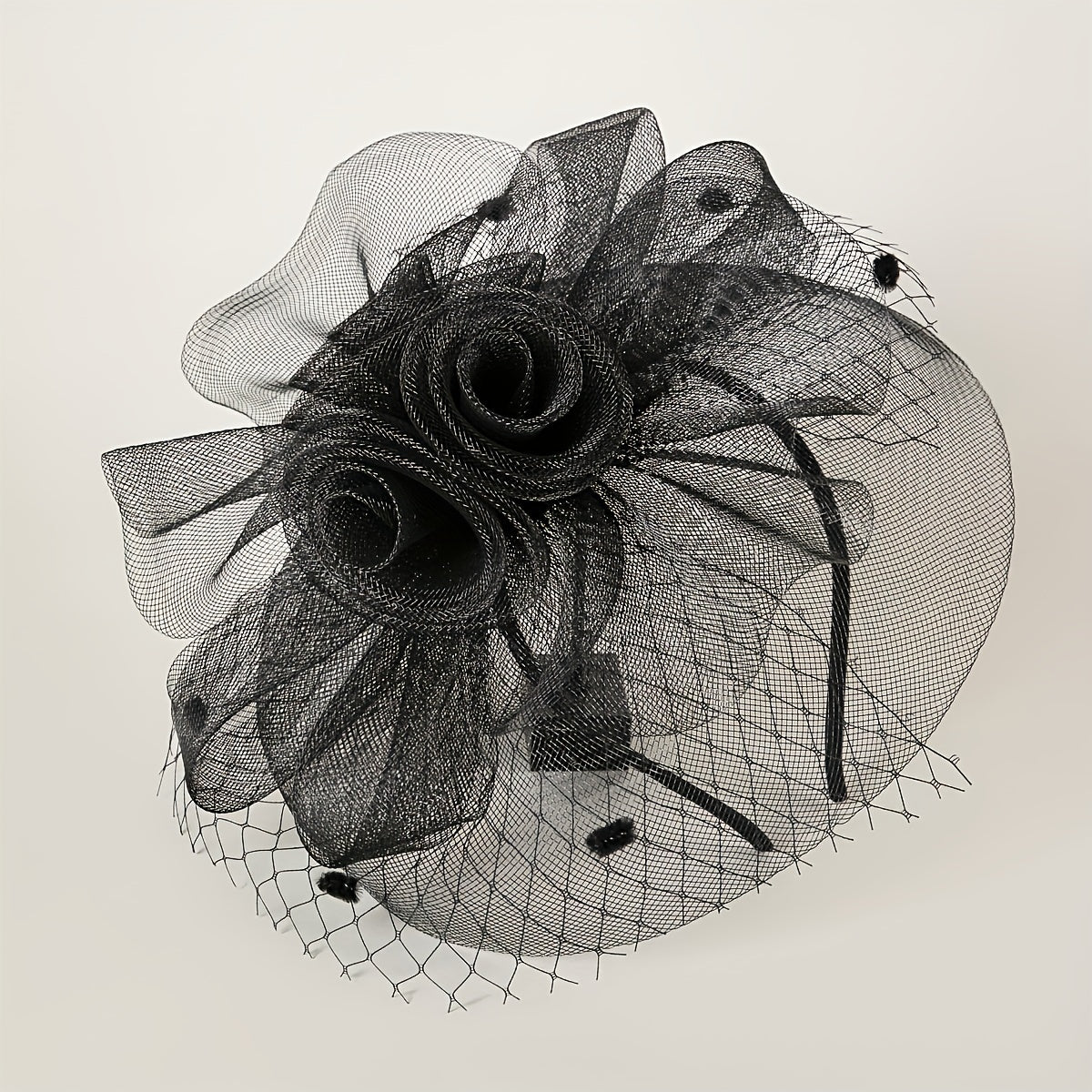 Women Flower Headband Head Piece Bridal Hat Wedding Derby Church Accessories