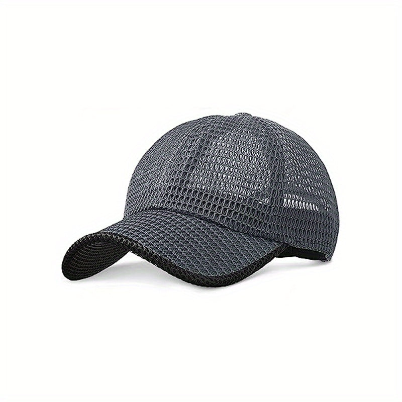 Breathable Mesh Sun Protection Baseball Cap for Outdoor Activities