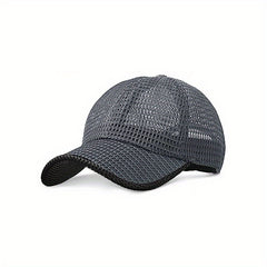 Breathable Mesh Sun Protection Baseball Cap for Outdoor Activities
