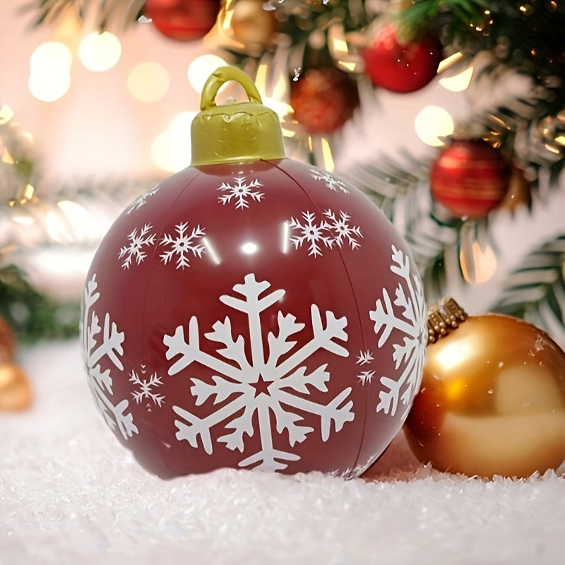 1pc 59 94 Cm Christmas Yard Decoration Inflatable Ball Outdoor Balloon