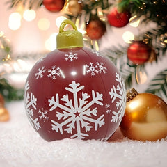 1pc 59 94 Cm Christmas Yard Decoration Inflatable Ball Outdoor Balloon