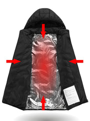 Men's USB Heating Lightweight Softshell Jacket For Fall Winter