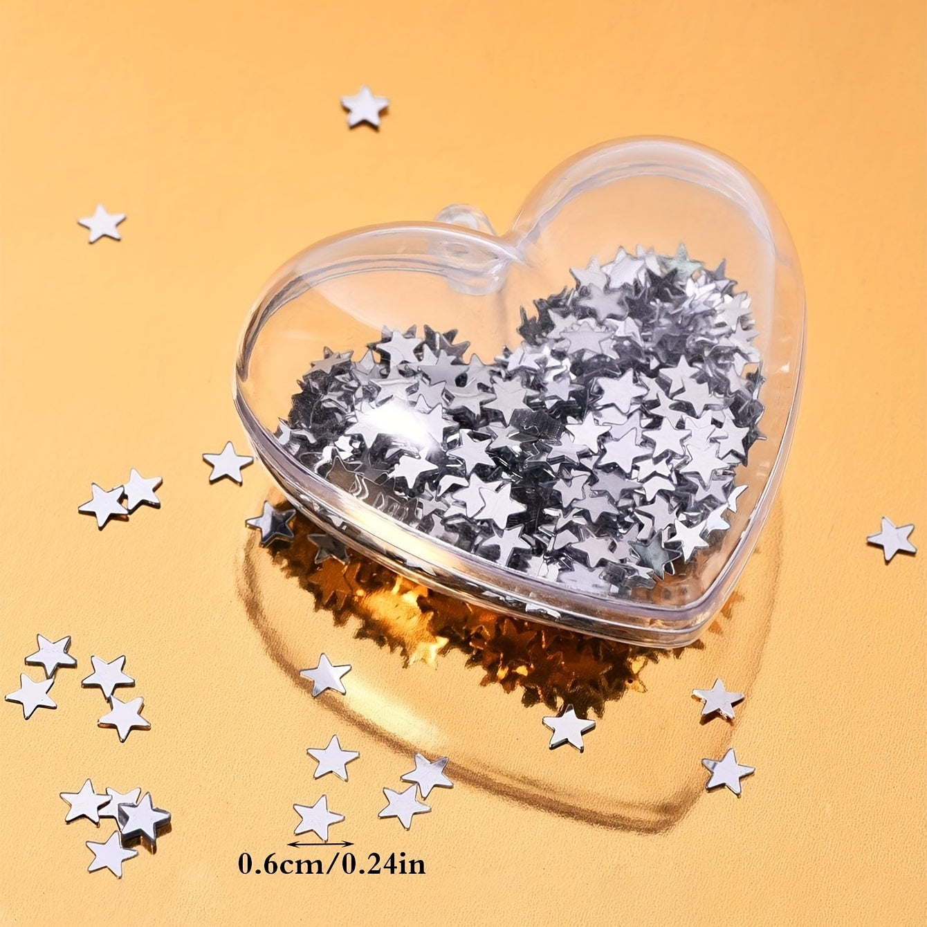 Golden Silvery Pentagram Party Confetti for Halloween Christmas
