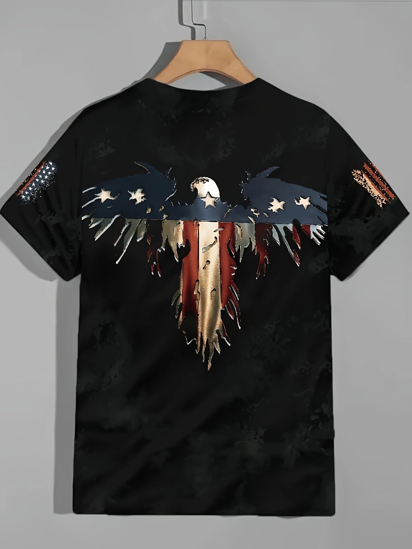 Eagle Pattern T shirt Men's Casual Street Style Tee Shirt For Summer