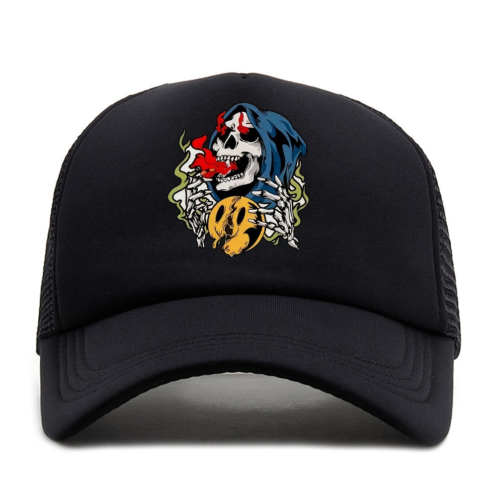 Sunshade Breathable Baseball Cap With Embroidery