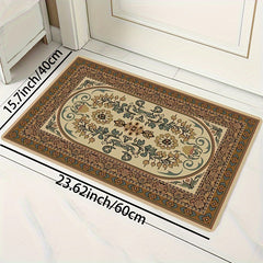 Vintage Area Rug Abstract Floral Pattern Floor Carpet