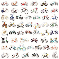 120pcs Vinyl Bike Stickers Pack Waterproof for Water Bottle Laptop Skateboard