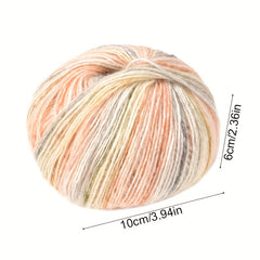 Warm Space Dyed Spray Wool for Hand Knitting Crocheting - Medium Fine Wool Blend