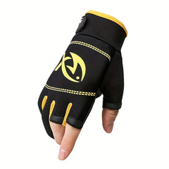 3 Fingerless Fishing Gloves Touch Screen Outdoor Cycling Driving Fishing