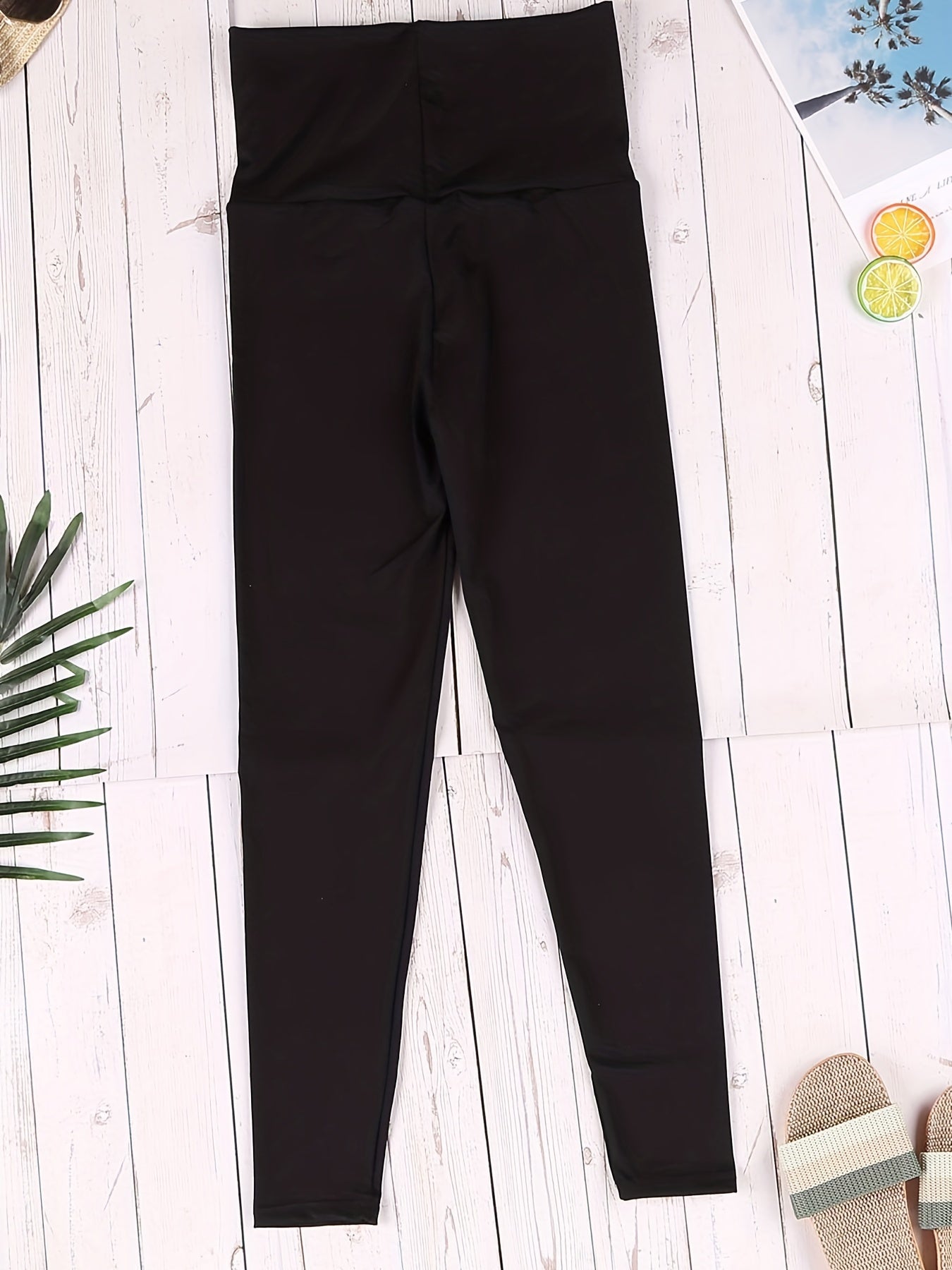 High Waist Leggings Casual Workout Slim Fit Leggings Women's Clothing
