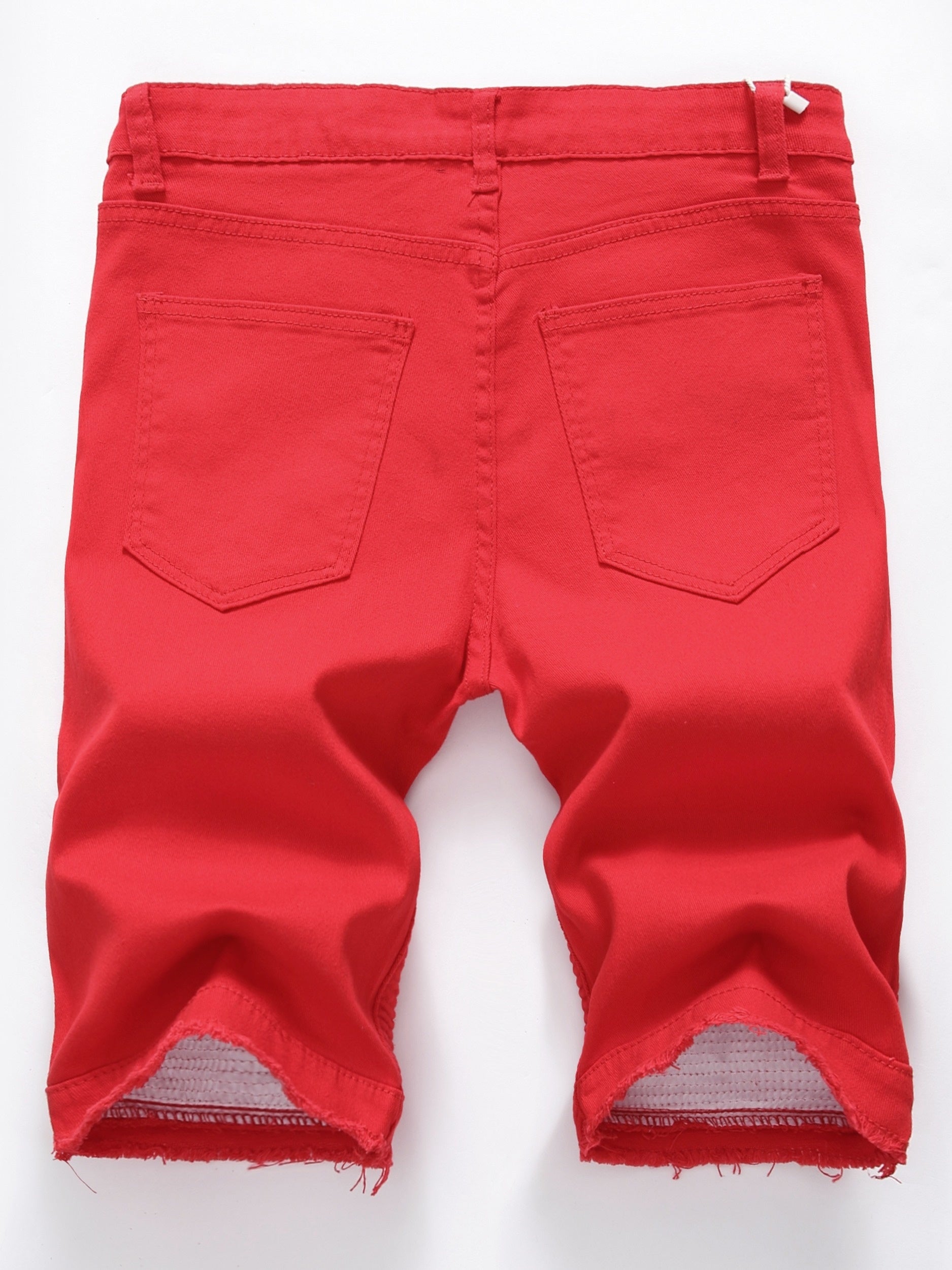 Men's Casual Denim Shorts with Pockets