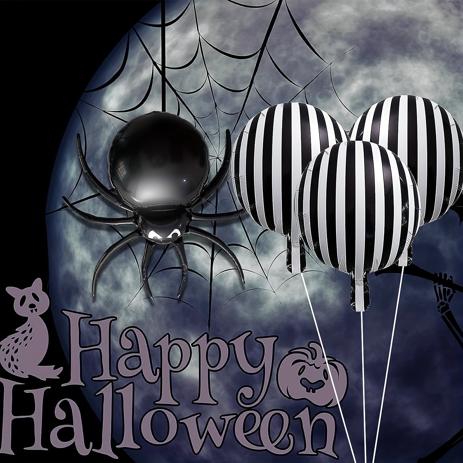12pcs 45 72cm Striped Foil Balloons for Party Decoration