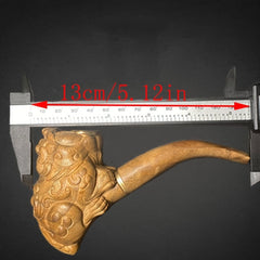 Men's Red Sandalwood Tobacco Pot Cut And Sew Ball Holder