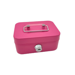 Metal Money Storage Box Locking Lid Keys Valuable Items Storage Bag