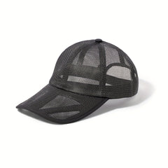 Mesh Hat Hollow Brim Baseball Cap Sun Hat Men's Peaked Cap