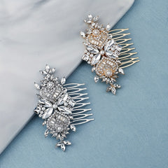 Rhinestone Hair Comb Bridal Hair Pieces Pearl Hair Accessories