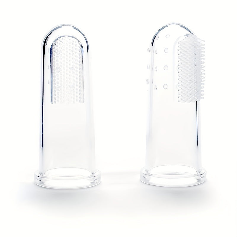 10pcs Pet Toothbrushes Soft Silicone Dog Finger Tothbrush Washable