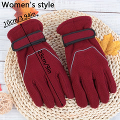 Men's Winter Riding Warm Gloves Outdoor Windproof Cycling Gloves