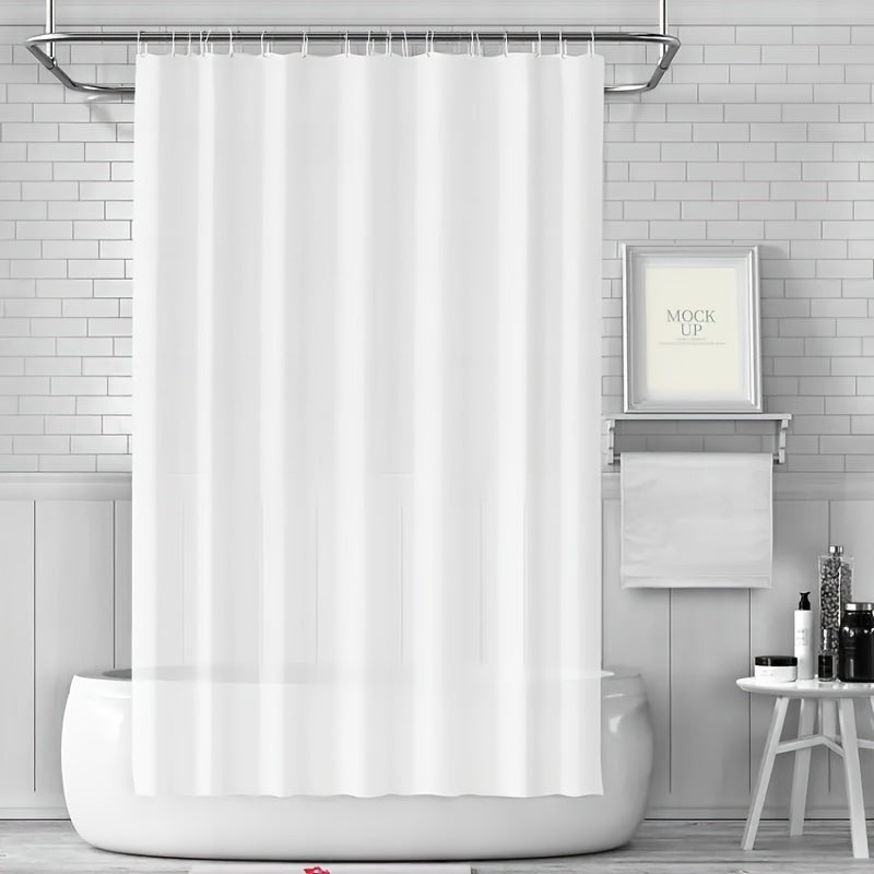 Waterproof PEVA Shower Curtain 71x71 Inches