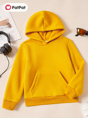 Boys Fleece-Lined Hooded Sweatshirt - Spring/Fall Kids Clothing