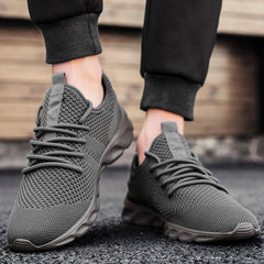 Men's Outdoor Lace Up Fabric Sneakers