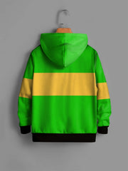 Pixel Heart Print Kid's Hoodie Clash Unisex Pullover