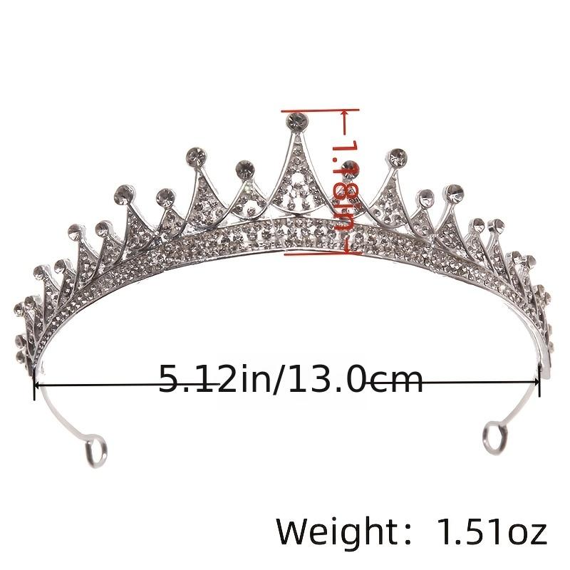 Golden Stunning Crystal Wedding Tiara Vintage Bridal Crown Stone Wedding Crown